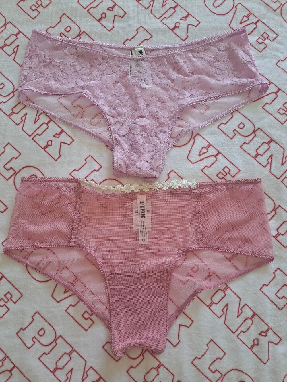 PINK panties bundle (M) NWT